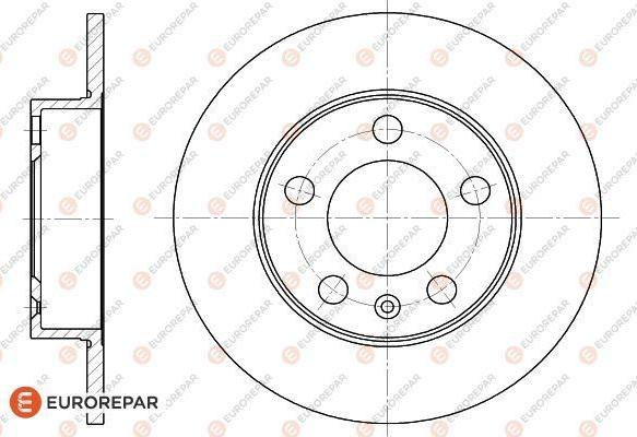 EUROREPAR 1618874180 - Тормозной диск autospares.lv