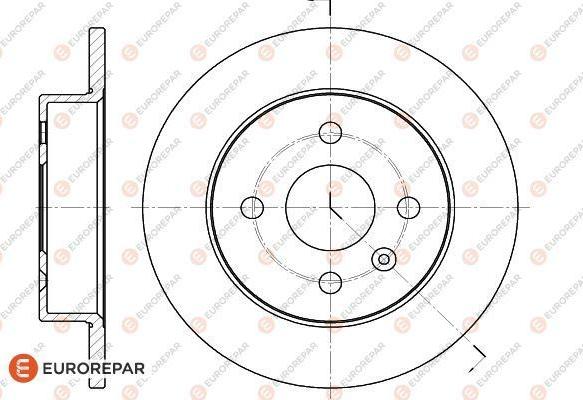 EUROREPAR 1618874780 - Тормозной диск autospares.lv