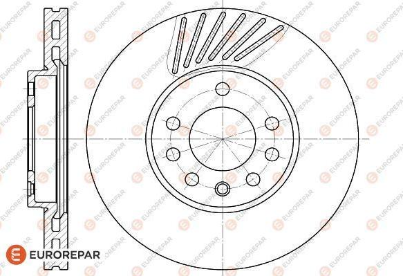 EUROREPAR 1618876780 - Тормозной диск autospares.lv