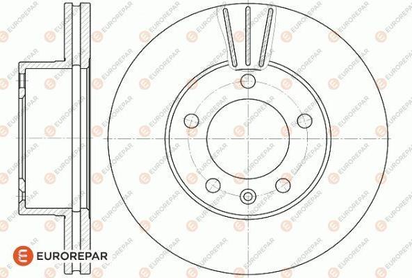 EUROREPAR 1618871980 - Тормозной диск autospares.lv