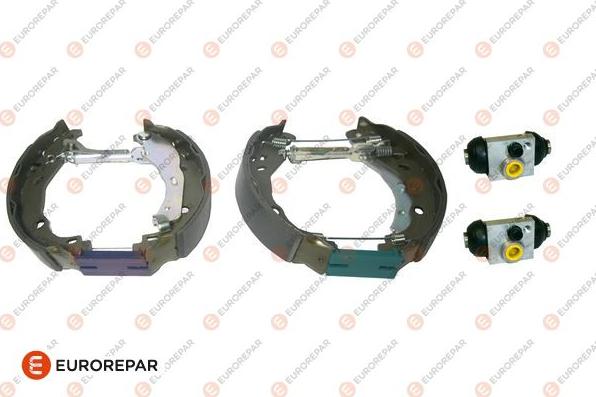 EUROREPAR 1613191580 - Комплект тормозных колодок, барабанные autospares.lv