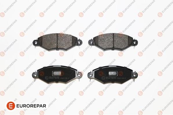 EUROREPAR 1617254980 - Тормозные колодки, дисковые, комплект autospares.lv