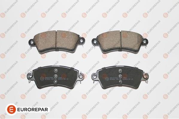 EUROREPAR 1617256080 - Тормозные колодки, дисковые, комплект autospares.lv