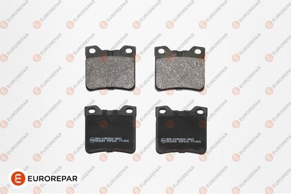 EUROREPAR 1617253280 - Тормозные колодки, дисковые, комплект autospares.lv