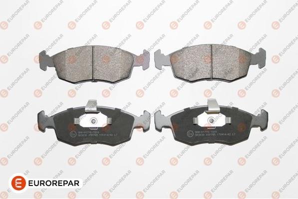 EUROREPAR 1617261380 - Тормозные колодки, дисковые, комплект autospares.lv