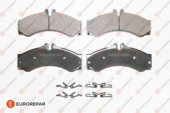 EUROREPAR 1617276280 - Тормозные колодки, дисковые, комплект autospares.lv