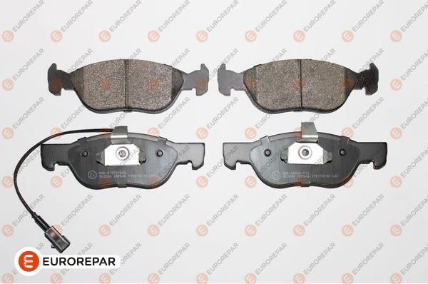 EUROREPAR 1617278680 - Тормозные колодки, дисковые, комплект autospares.lv