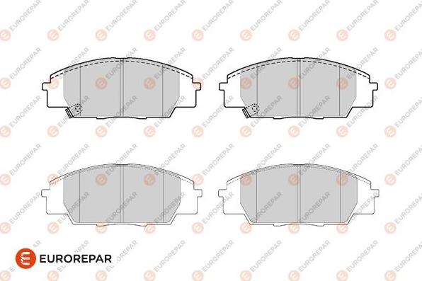 EUROREPAR 1686266380 - Тормозные колодки, дисковые, комплект autospares.lv