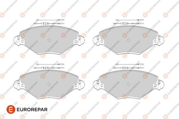 EUROREPAR 1686275480 - Тормозные колодки, дисковые, комплект autospares.lv