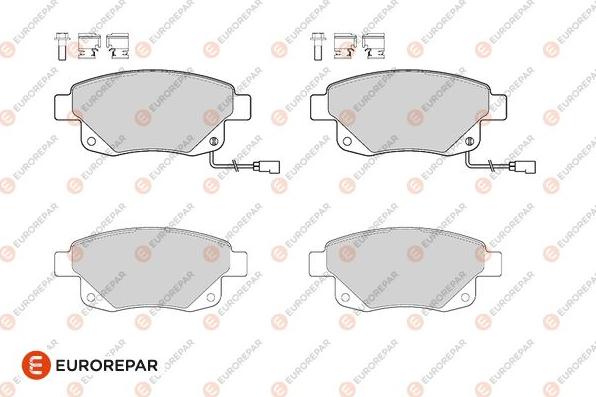 EUROREPAR 1686275380 - Тормозные колодки, дисковые, комплект autospares.lv