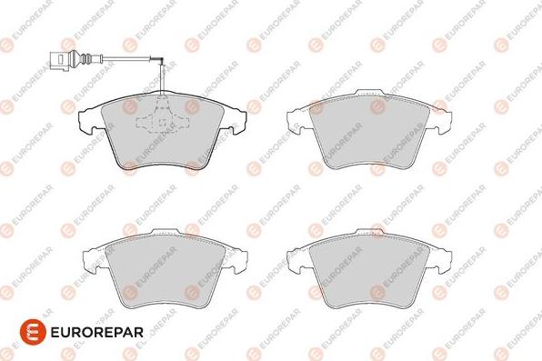 EUROREPAR 1686275280 - Тормозные колодки, дисковые, комплект autospares.lv