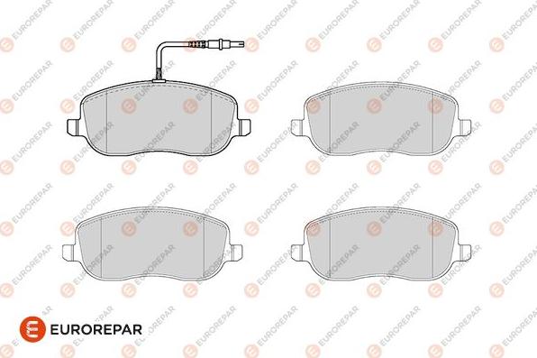 EUROREPAR 1686270180 - Тормозные колодки, дисковые, комплект autospares.lv