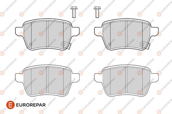 EUROREPAR 1686271180 - Тормозные колодки, дисковые, комплект autospares.lv