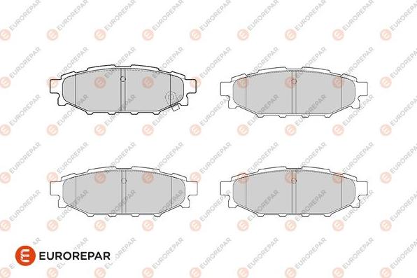 EUROREPAR 1686272280 - Тормозные колодки, дисковые, комплект autospares.lv