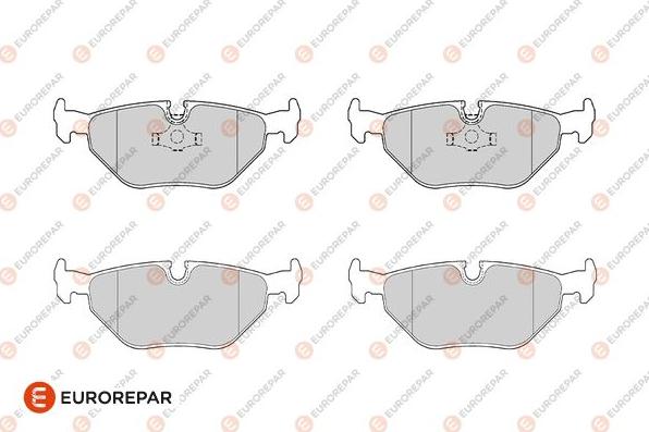 EUROREPAR 1686272780 - Тормозные колодки, дисковые, комплект autospares.lv