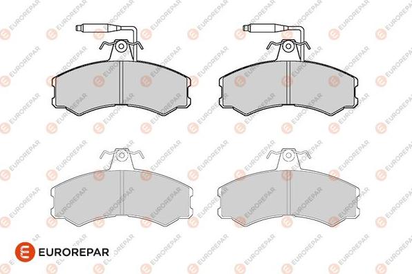 EUROREPAR 1686277880 - Тормозные колодки, дисковые, комплект autospares.lv