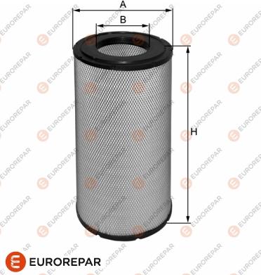 EUROREPAR 1680345680 - Воздушный фильтр, двигатель autospares.lv