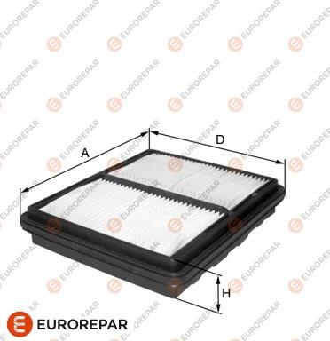 EUROREPAR 1680337080 - Воздушный фильтр, двигатель autospares.lv