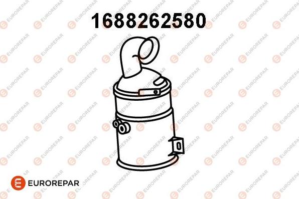 EUROREPAR 1688262580 - Катализатор autospares.lv