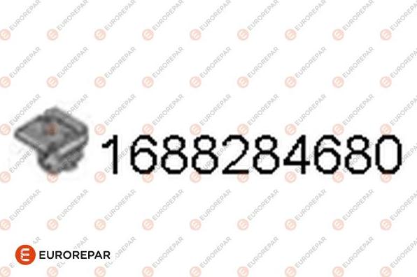 EUROREPAR 1688284680 - Крепление системы выпуска ОГ autospares.lv