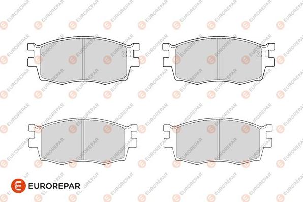 EUROREPAR 1682319780 - Тормозные колодки, дисковые, комплект autospares.lv