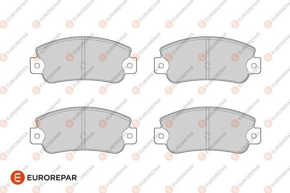 EUROREPAR 1682322380 - Тормозные колодки, дисковые, комплект autospares.lv