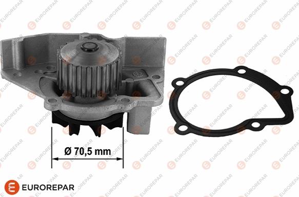 EUROREPAR 1682242280 - Водяной насос autospares.lv