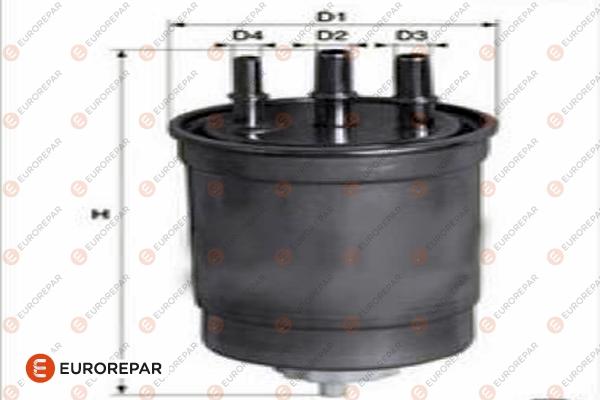 EUROREPAR 1682253480 - Топливный фильтр autospares.lv