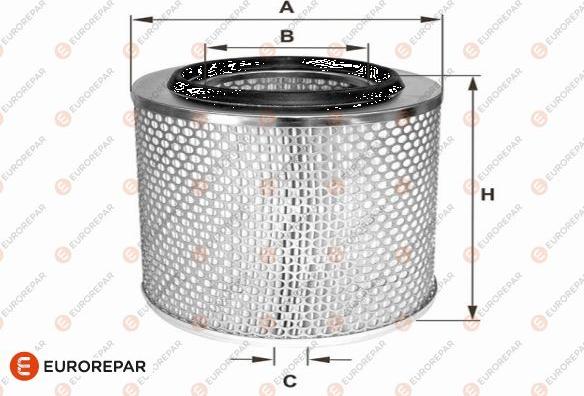 EUROREPAR 1682266280 - Воздушный фильтр, двигатель autospares.lv