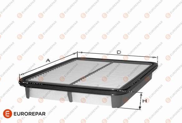 EUROREPAR 1682263780 - Воздушный фильтр, двигатель autospares.lv