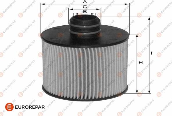 EUROREPAR 1682287280 - Масляный фильтр autospares.lv