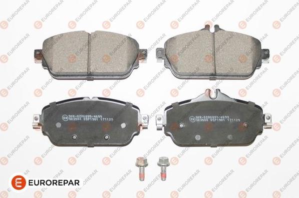 EUROREPAR 1639381880 - Тормозные колодки, дисковые, комплект autospares.lv