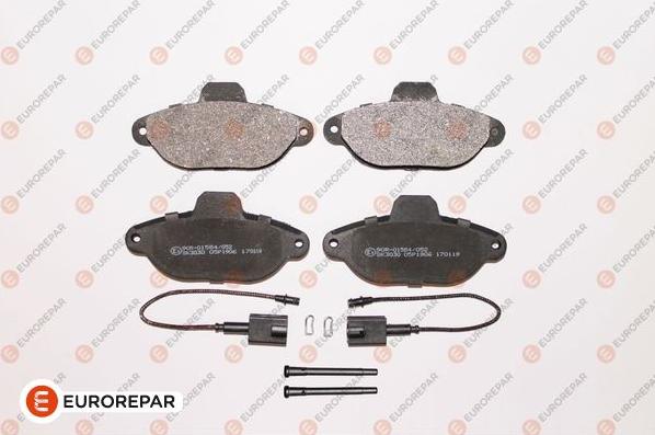 EUROREPAR 1639376880 - Тормозные колодки, дисковые, комплект autospares.lv