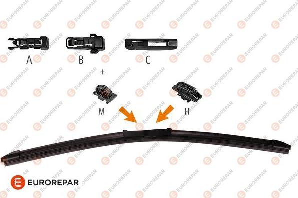 EUROREPAR 1635455080 - Щетка стеклоочистителя autospares.lv