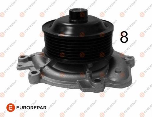 EUROREPAR 1635180280 - Водяной насос autospares.lv