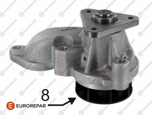 EUROREPAR 1635181480 - Водяной насос autospares.lv