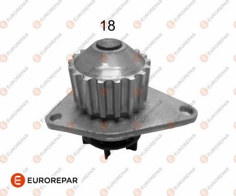 EUROREPAR 1637171380 - Водяной насос autospares.lv