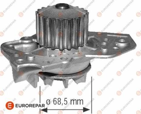 EUROREPAR 1637172580 - Водяной насос autospares.lv