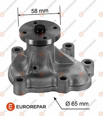 EUROREPAR 1637177580 - Водяной насос autospares.lv