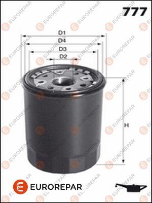 EUROREPAR 1637765180 - Масляный фильтр autospares.lv