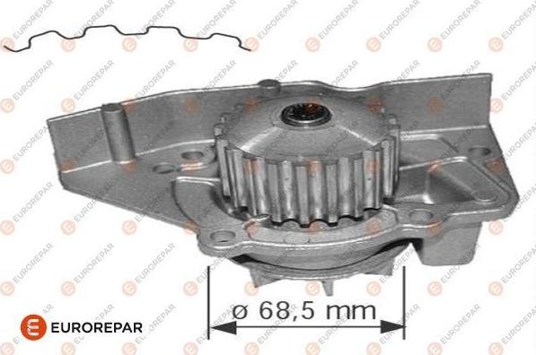 EUROREPAR 1623097980 - Водяной насос autospares.lv