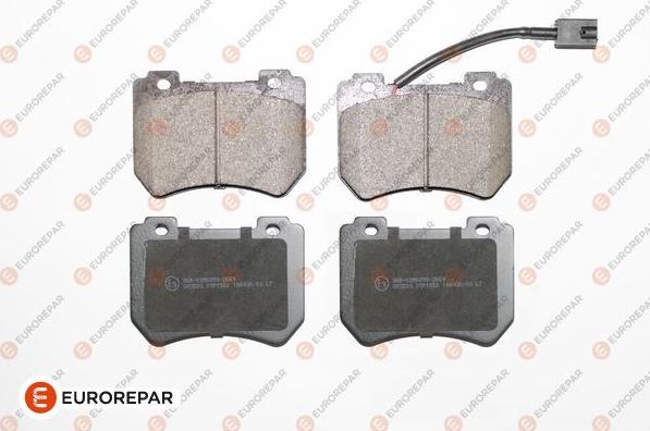 EUROREPAR 1623055980 - Тормозные колодки, дисковые, комплект autospares.lv