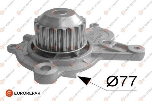 EUROREPAR 1623105580 - Водяной насос autospares.lv