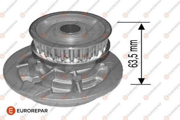 EUROREPAR 1623111980 - Водяной насос autospares.lv