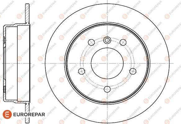 EUROREPAR 1622805380 - Тормозной диск autospares.lv