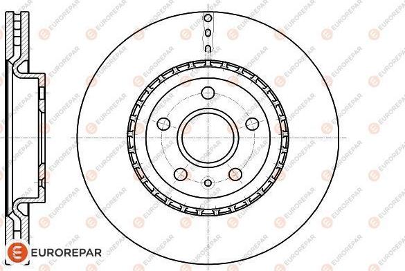 EUROREPAR 1622807980 - Тормозной диск autospares.lv