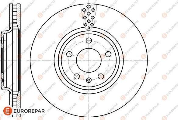 EUROREPAR 1622807780 - Тормозной диск autospares.lv