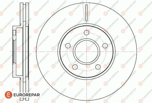 EUROREPAR 1622816380 - Тормозной диск autospares.lv