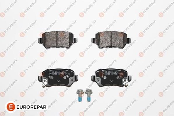 EUROREPAR 1675994580 - Тормозные колодки, дисковые, комплект autospares.lv