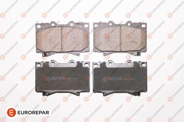 EUROREPAR 1675993780 - Тормозные колодки, дисковые, комплект autospares.lv